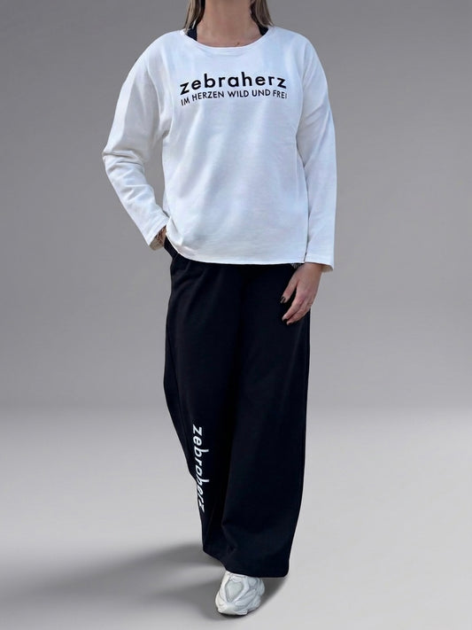 zebraherz Sweatshirt Loose Fit Damen
