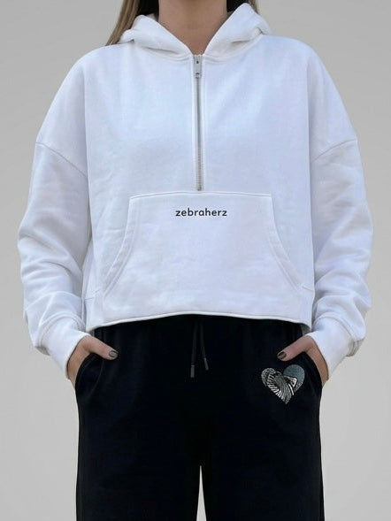 zebraherz Zip Hoodie Damen
